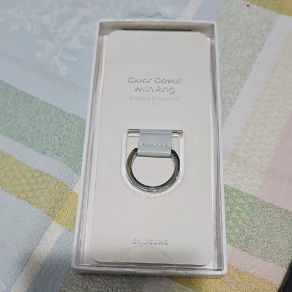 Samsung Clear Cover with Ring for Galaxy Z Flip3 5G